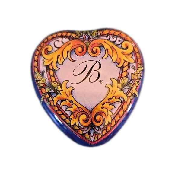 Brighton Jewelry Heart Shaped Empty Tin Collectible Box Keepsake Gift Trinket - Picture 1 of 7